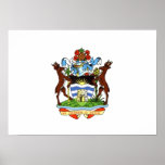 Antigua and Barbuda Coat of Arms Print