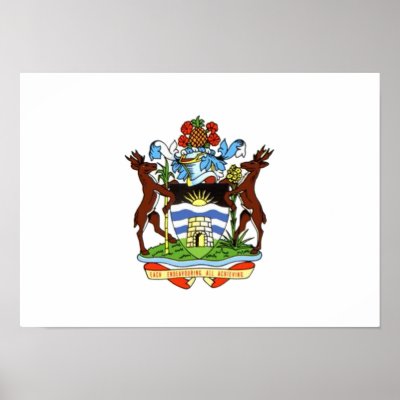 Antigua and Barbuda Coat of Arms Print by flagshirts