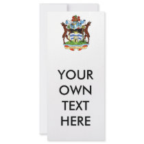 Antigua and Barbuda Coat of Arms Rack Card Template