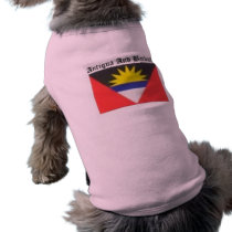 Antigua and Barbuda Coat of Arms T-shirt And Etc Doggie Tshirt