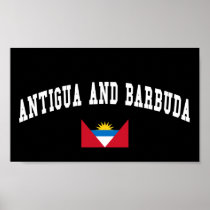 Antigua and Barbuda College Style Poster