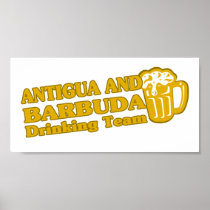 Antigua and Barbuda Drinking Team Print