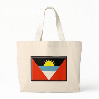 Antigua and Barbuda Flag Tote Bag by jacinto888