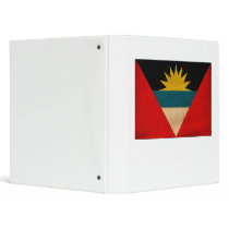Antigua and Barbuda Flag 3 Ring Binders