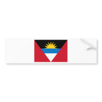 Antigua and Barbuda Flag bumper stickers by sergemayifuila Antigua and Barbuda Flag bumper stickers