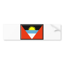 Antigua and Barbuda Flag bumper stickers by jacinto888 Antigua and Barbuda Flag bumper stickers