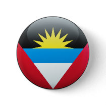 Antigua and Barbuda Flag Pinback Button