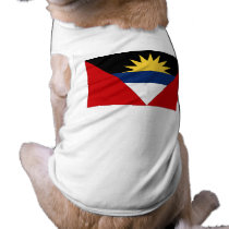 Antigua and Barbuda Flag pet clothing by flagshirts Antigua and Barbuda Flag pet clothing