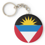 Antigua and Barbuda Flag Key Chain
