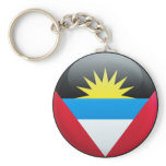 Antigua and Barbuda Flag Key Chain