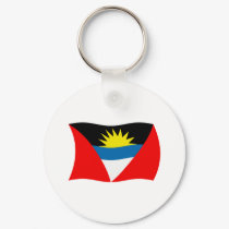 Antigua and Barbuda Flag Keychain by livingflags Antigua and Barbuda Flag Keychain