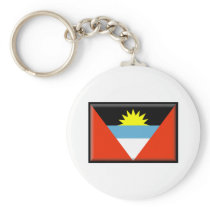 Antigua and Barbuda Flag Keychain