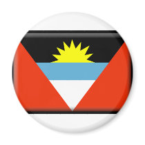 Antigua and Barbuda Flag Refrigerator Magnets