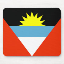 Antigua and Barbuda Flag Mousepad by jacinto888 Antigua and Barbuda Flag Mousepad
