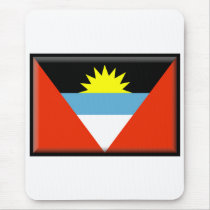 Antigua and Barbuda Flag mousepads by jacinto888 Antigua and Barbuda Flag mousepads