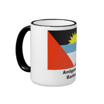 Antigua and Barbuda Flag Mug by jacinto888 Antigua and Barbuda Flag Mug