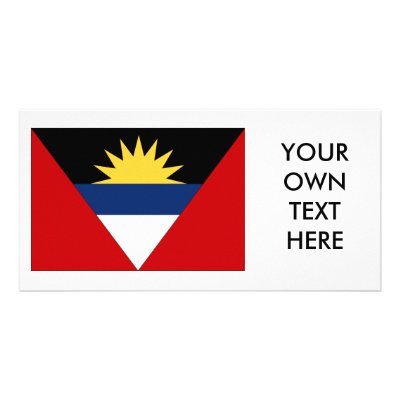 Antigua and Barbuda Flag Photo Greeting Card by flagshirts