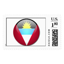 antigua and barbuda flag postage