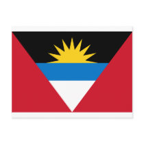 Antigua and Barbuda Flag postcards