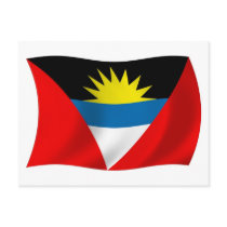 Antigua and Barbuda Flag Postcard
