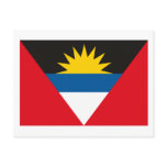 Antigua and Barbuda Flag Postcard