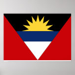 Antigua and Barbuda Flag Print