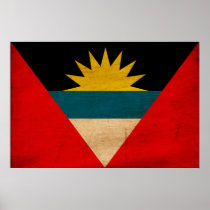 Antigua and Barbuda Flag Posters