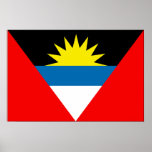 Antigua and Barbuda Flag Poster