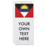 Antigua and Barbuda Flag Full Color Rack Card