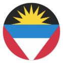 Antigua and Barbuda Flag stickers by sergemayifuila Antigua and Barbuda Flag stickers