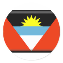 Antigua and Barbuda Flag stickers by jacinto888 Antigua and Barbuda Flag stickers