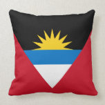 Antigua and Barbuda Flag Throw Pillow