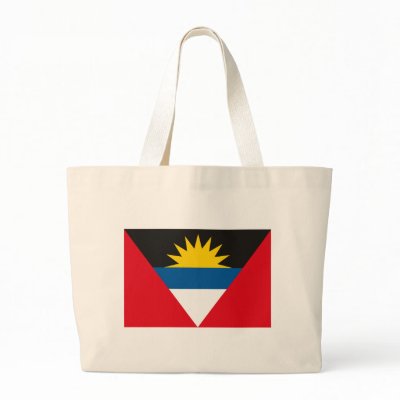 Antigua and Barbuda Flag Tote Bag by FlagTshirts