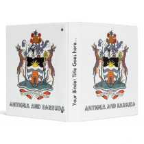 Antigua And Barbuda High Quality Coat of Arms Binders