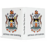 Antigua And Barbuda High Quality Coat of Arms 3 Ring Binders