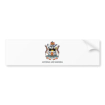 Antigua And Barbuda High Quality Coat of Arms Bumper Stickers