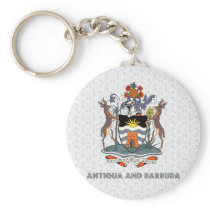 Antigua And Barbuda High Quality Coat of Arms Key Chain