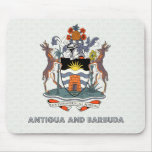 Antigua And Barbuda High Quality Coat of Arms Mouse Pad