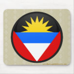 Antigua And Barbuda quality Flag Circle Mousepads