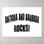 Antigua and Barbuda Rocks! Poster