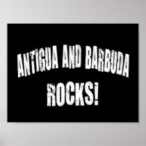 Antigua and Barbuda Rocks! Posters