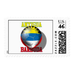 Antigua and barbuda soccer lovers flag ball postage