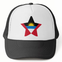 Antigua+and+Barbuda Star Trucker Hat
