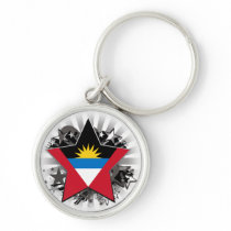 Antigua and Barbuda Star Keychain