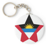 Antigua+and+Barbuda Star Key Chain