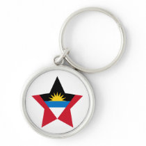 Antigua+and+Barbuda Star Key Chain