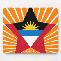Antigua+and+Barbuda Star Mouse Pad