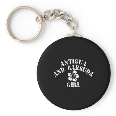 Antigua and Barbuda Tattoo Style Keychain by repofcountries