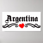 Antigua and Barbuda Tattoo Style Posters