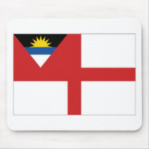 Antigua Barbuda Coastguard Ensign Mouse Pads